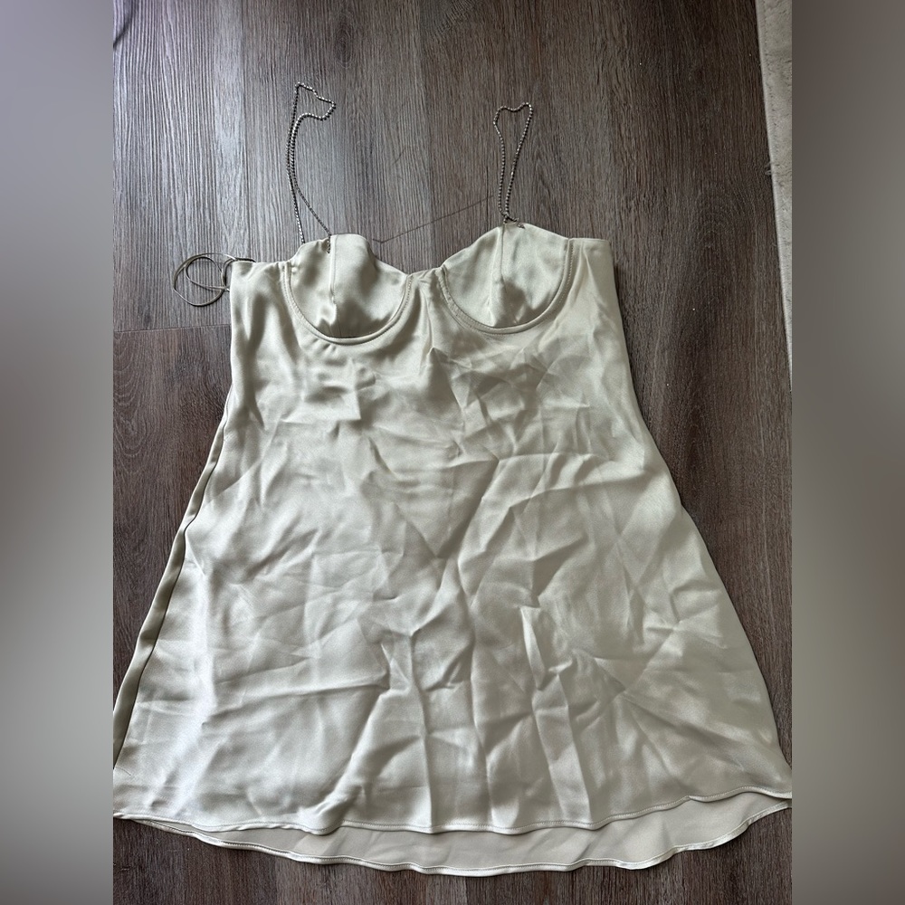 Silver Zara Mini Dress